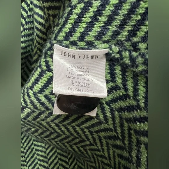 Anthropologie John + Jenn Herringbone Longline Blazer - Picture 5 of 8